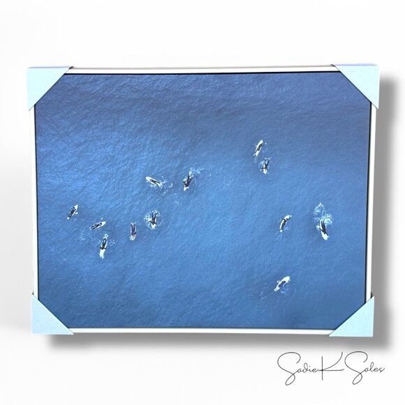 Threshold x Studio McGee 24"x30" Ocean Surf Framed Canvas - Target - Picture 4 of 4